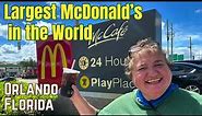 Largest McDonald’s in the World - Orlando Florida #mcdonalds