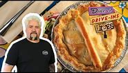 Guy and Hunter Fieri Eat New Zealand Mince & Cheese Pie | Diners, Drive-Ins and Dives | Food Network