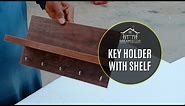 How to make wooden key holder | Wall mount key hanger | Dream Decor Woodworking Ideas