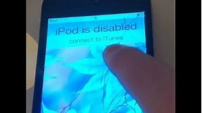 How To Fix An iPod 1st Gen - iPod is disabled, Please Connect to iTunes