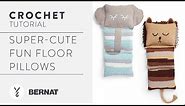 Crochet Floor Pillows For Kids! | 2 Fun Animal Patterns