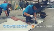 Installing Epoxy Terrazzo using TERRAZZCO Brand Products