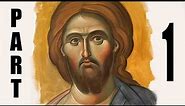 How to draw and paint the face of Christ (Iconography tutorial) Part 1