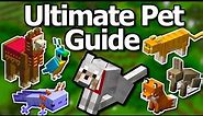 Ultimate Minecraft 1.20 Pet Mob Guide | How To Tame All Mobs Cat Wolf Parrot Llama Fox & More!