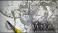 How to Draw Venom (Comic book style)