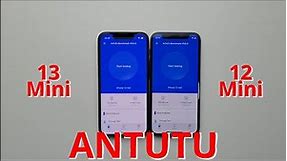 Iphone 13 Mini vs Iphone 12 Mini ANTUTU Benchmark TEST