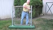 Gate Closer - Simple, effective closer for chain link gates. (It Works!)