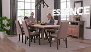 Coaster Furniture 9 Piece Counter Height Storage Dining Table w/Lazy Susan & Chair Set 100438-S9