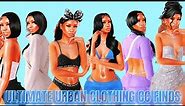 ULTIMATE URBAN CC CLOTHING FINDS \ LOOKBOOK || SIMS 4 || links below !!!