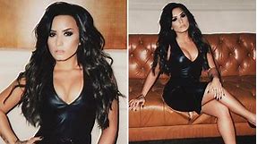 Demi Lovato shows off incredible figure in sultry leather photoshoot