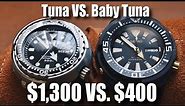 The Seiko Tuna vs. The Seiko Baby Tuna!