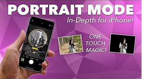 Using iOS Portrait Mode on your iPhone! An in-depth understanding of the Portrait Camera Setting!