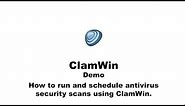 How to Use Clamwin for Windows