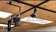 DIY Ceiling Camera Mount and DIY Overhead Camera Setup