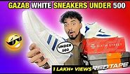 TOP 5 BUDGET WHITE SNEAKERS/SHOES FOR MEN UNDER 500/1500 | Amazon Haul