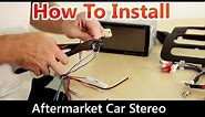 How to Install an Aftermarket Car Stereo, Wiring Harness and Dash Kit