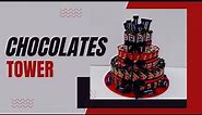 DIY Chocolate Tower: Perfect Gift Hamper Tutorial by Maryam Creations | Triple Layer Chocolate Cake
