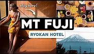 MT. FUJI Traditional Japanese Ryokan! 🇯🇵 (with PRIVATE ONSEN)