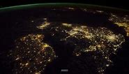Earth | Europe Night | Mac OS Sonoma live Wallpaper