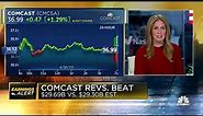 Comcast beats earnings estimates on top and bottom lines