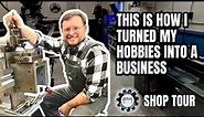 This ONE-MAN SHOP has quite a collection of VINTAGE MACHINES! | Hiltz Machine Works Shop Tour