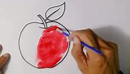 学画画系列——怎样画苹果