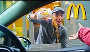 Fake Employee Prank At McDonalds Drive Thru