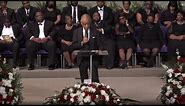 Rev. Al Sharpton delivers eulogy at Dexter Wade's funeral