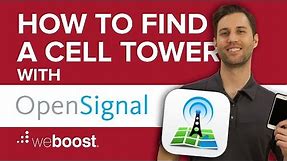 How to Find a Cell Tower using the OpenSignal App | weBoost