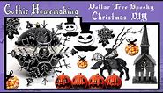 Dollar Tree Spooky Christmas DIY - Gothic Homemaking Presents