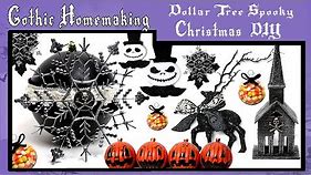 Dollar Tree Spooky Christmas DIY - Gothic Homemaking Presents