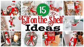 15 EASY Elf on the Shelf Ideas! 🎄Christmas Crafts and DIYs (CHILD EYES FRIENDLY!)