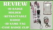 ID Badge Holder with Lanyard REVIEW