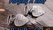 Forging a Leaf Belt Buckle