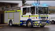 *TURNOUT* White Dennis Fire Truck responding - Scottish Fire & Rescue