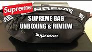 SUPREME WAIST BAG/POUCH UNBOXING & REVIEW (SS18)