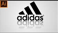 Adidas logo | adobe illustrator | easy for beginners