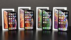 Apple iPhone XS vs XS Max: Unboxing & Review (All Colors)