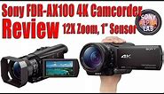 Sony FDR-AX100 4k Camcorder Review - Real World and Family Fun