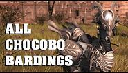 FFXIV: All Chocobo Bardings (ARR-SHB)