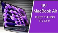 MacBook Air M2 - First 20 Things to Do! (Tips & Tricks)