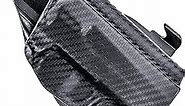 Rounded by Concealment Express OWB Paddle KYDEX Holster fits S&W Shield 9/40 (Incl. M2.0) | Right | Carbon Fiber Black