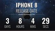 iPhone 8 release date countdown