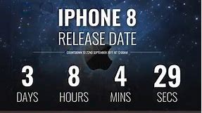 iPhone 8 release date countdown