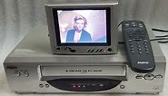 Sanyo VWM 696 VHS VCR 4Head Hi Fi Stereo Player Recorder