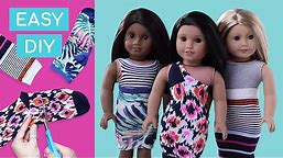 How to Make a Cute Dress for Your Doll | Doll DIY | @AmericanGirl