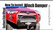 How To Install Slimline Steel Front Bumper on 5th Gen 4Runner