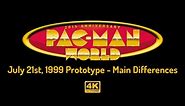 Pac-Man World (July 21st, 1999 Prototype) - Main Differences - PS1/DuckStation 4K-UHD