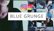 BLUE GRUNGE THEME - How I Edit & Plan my Instagram Feed with Preview App