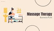 Massage Therapy Business Plan